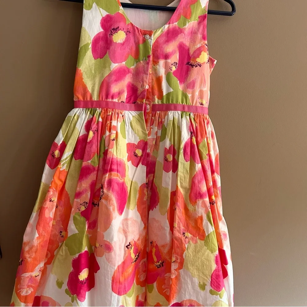 Gymboree Floral Dress in Pink and Orange 🧡host pick🧡